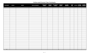 Download Blank Excel Spreadsheet Templates Contracts