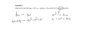 Redox Equation In Basic Solution