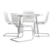S Acrylic Dining Chairs Solid