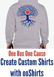 One Box One Cause With Ooshirts Simply Sherryl