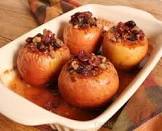 baked apples and cranberries