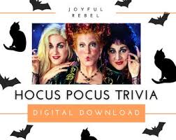 Think you know a lot about halloween? Printable Trivia Etsy
