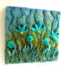 Yarn Art Wool Art Textile Wall Art