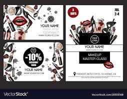 master cl makeup artist vector image