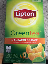 lipton green tea mandarin orange 20
