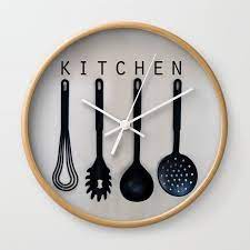 Kitchen Wall Clock By Madis Society6