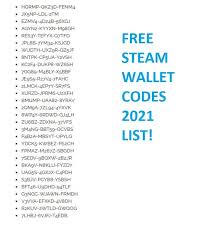 free steam wallet codes 2021 working