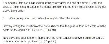 Models The Height Of The Roller Coaster