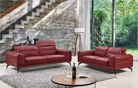 china leather 3 seater sofa set
