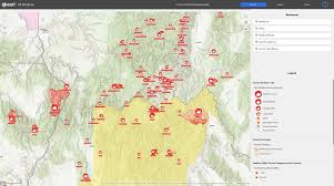 wildfire maps response support