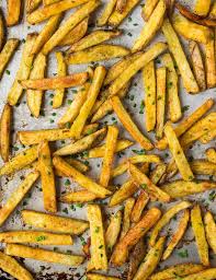 baked french fries healthy and crispy