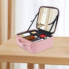 makeup bag with mirror vanity case