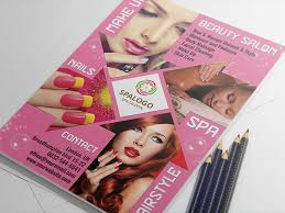 hair and beauty salon flyer template