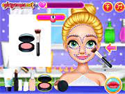 blon princess summer makeup game