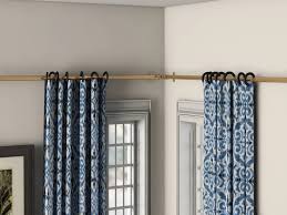 how to hang curtains on windows with