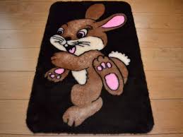 cute bunny rabbit rug rugs supermarket