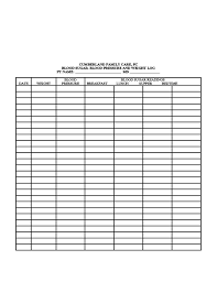 Blood Pressure Chart Template 587 Blood Pressure Log