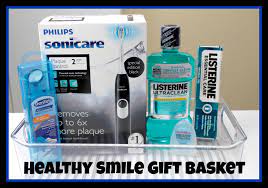 how to make a healthy smile gift basket