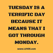 See more ideas about tuesday quotes, tuesday quotes funny, tuesday humor. 140 Funny And Happy Monday Tuesday Wednesday Thursday Quotes
