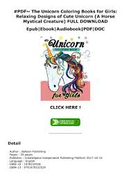 You'll find a lot of your favourite famous characters to color in, like shrek, tom and jerry, hello kitty, disney princesses like snow white and rapunzel and anyone else you can think of! Unicorn Coloring Book Pdf Tramadol Colors