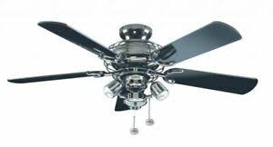 5 best ceiling fans with light. Modern Flush Mount Ceiling Fan Light Fantasia Gemini Pewter Black 107cm 42 Ebay