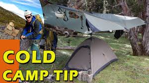 Cold weather camping is a little more challenging, but it's a challenge that most outdoor enthusiasts are prepared to meet. Cheap Winter Camping Tip Keeping Warm Inside Your Tent Youtube