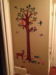 I Love This Woodland Growth Chart Wall Stickers In Situ