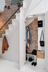Under Basement Stairs Closet Design Ideas