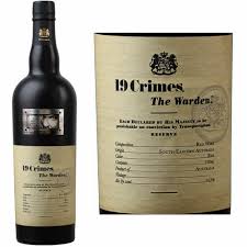 19 crimes the warden red blend 2018