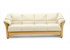 Ekornes Oslo Wood Trim Leather Sofa Set
