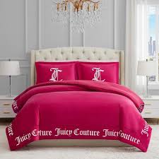 Hot Pink Twin Reversible Comforter Set