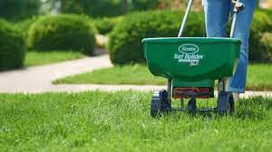 can you use a lawn spreader for gr seed