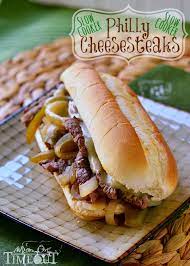 slow cooker philly cheesesteaks mom