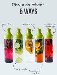 5 natural ways to make flavored water