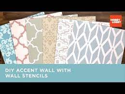 Diy Accent Wall With Wall Stencils