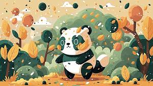 lesser panda background images hd