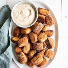 homemade cinnamon sugar pretzel bites