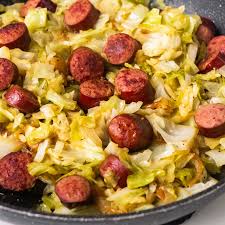 fried cabbage with sausage brooklyn