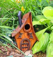 Bird House Fairy Gnome Hobbit Rustic