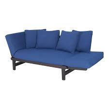 Shop small and large daybed mattresses and sofas and couches. Better Homes Gardens Delahey Convertible Studio Outdoor Daybed Sofa Walmart Com Walmart Com