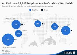 Chart An Estimated 2 913 Dolphins Are In Captivity