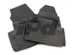 rubber floor mat set black v70 xc70