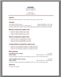 Free Resume Templates Resume Templates For Microsoft Word 2010