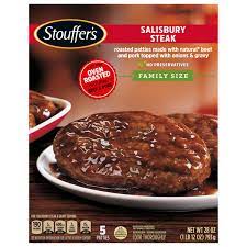 salisbury steak family size frozen