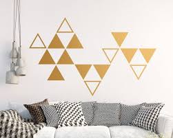 Large Triangle Wall Decals Geometric