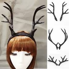 Hi guys, christmas is coming really soon.you can try to make this cute reindeer antler headband to complete your christmas look!materials:1. New 1 Pair Party Cosplay Simulation Diy Headband Deer Antlers Horn Handcraft Lot Ebay