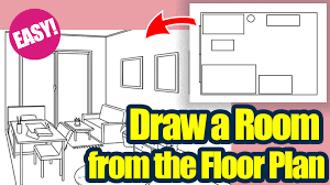 draw a room from the floor plan