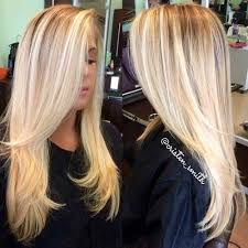 Long layered hairstyle with golden loose and wavy long haircuts. Pin On Blonde Hair