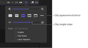 Adjust Timeline Clip Appearance In Final Cut Pro Apple Support