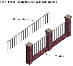 Revit 2020 Brick Wall As Railing